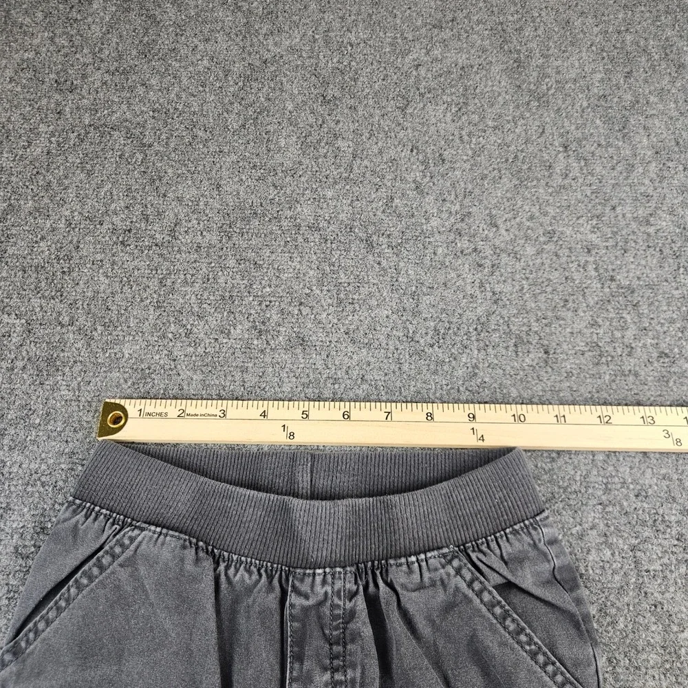 Jumping Beans‎ Boys Charcoal Gray Cotton Cargo Pants Elastic Waist Size M 5/6